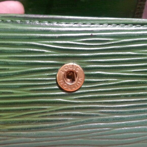 Vintage LV Louis Vuitton Epi Leather Green Key Holder Case Unisex Women's Men's - Picture 16 of 16